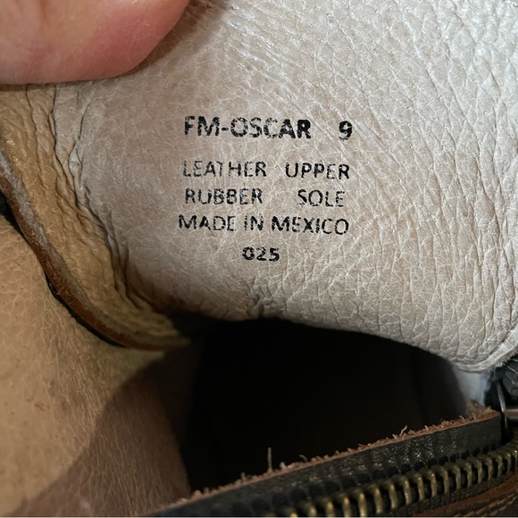 Freebird Oscar Boots Brown Distressed Leather - Picture 5 of 9